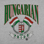 Vintage (Fruit Of The Loom) - Hungarian Pride Crew Neck Sweatshirt 1990s Large Vintage Retro