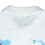 Vintage - Beach Sea Sailing 1/4 Button-Up Sweatshirt 1990s Large 