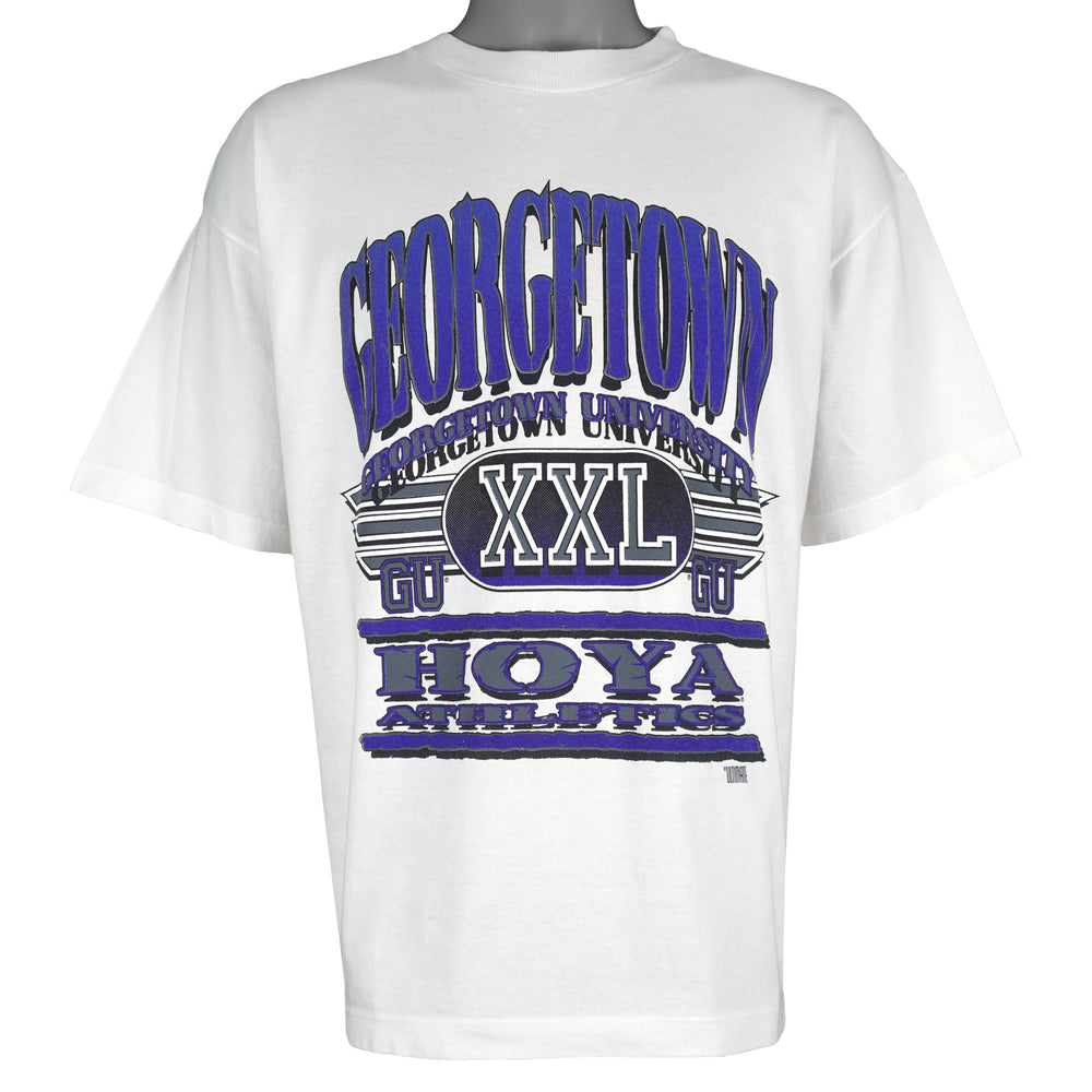 NCAA (Proj) - University Of Georgetown Hoyas T-Shirt 1990s X-Large Vintage Retro