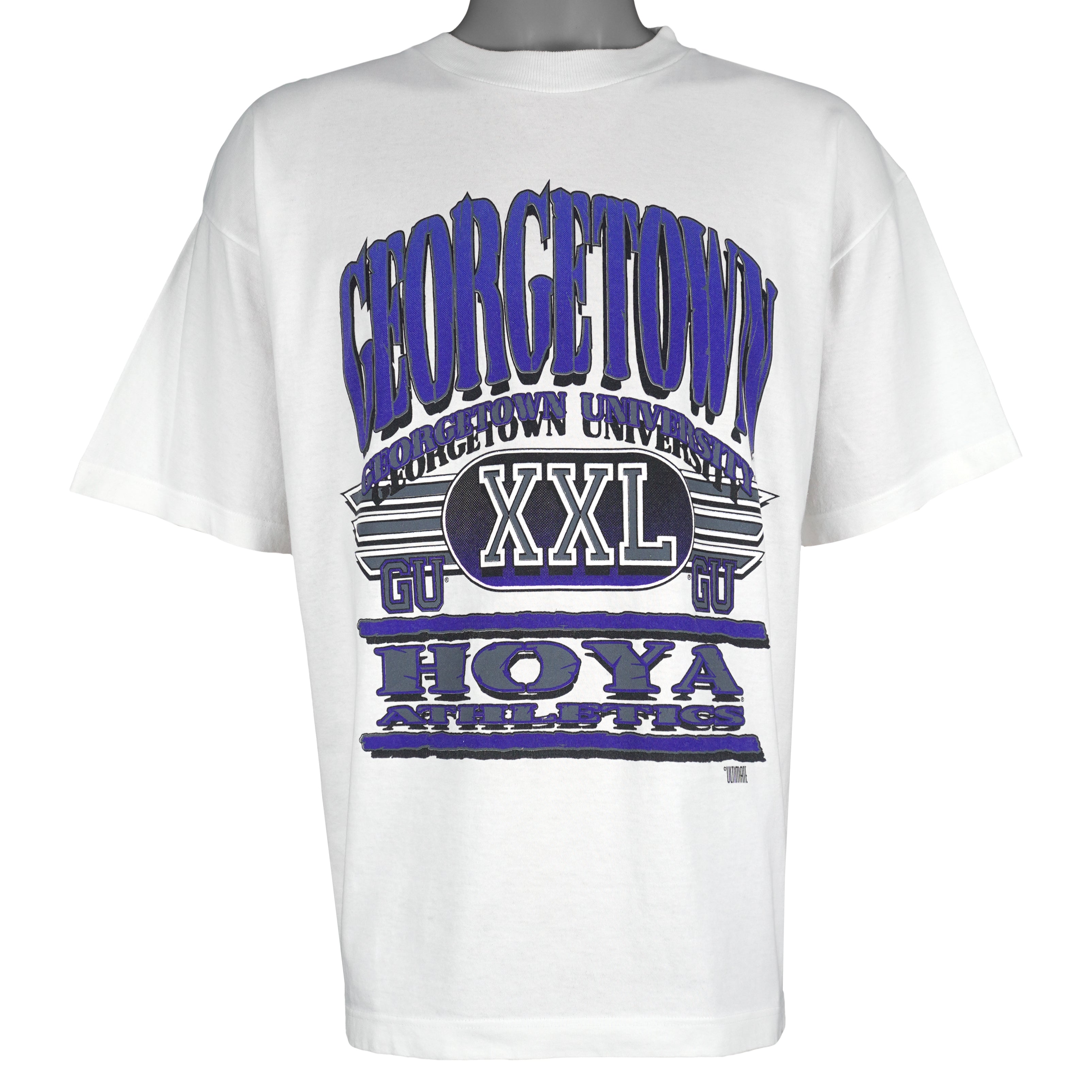 NCAA (Proj) - University Of Georgetown Hoyas T-Shirt 1990s X-Large Vintage Retro