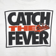 MLB - Baltimore Orioles Catch The Fever T-Shirt 1990s Large Vintage Retro Baseball