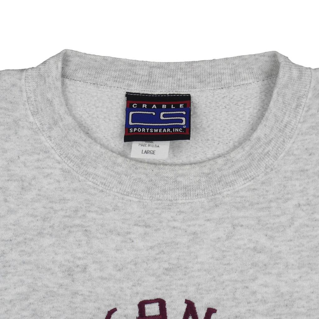 NCAA (CS) - Arkansas Razorbacks Embroidered Sweatshirt 1990s Large Vintage Retro