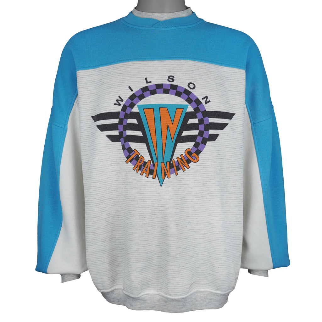 Wilson - Training Crew Neck Sweatshirt 1990s X-Large Vintage Retro