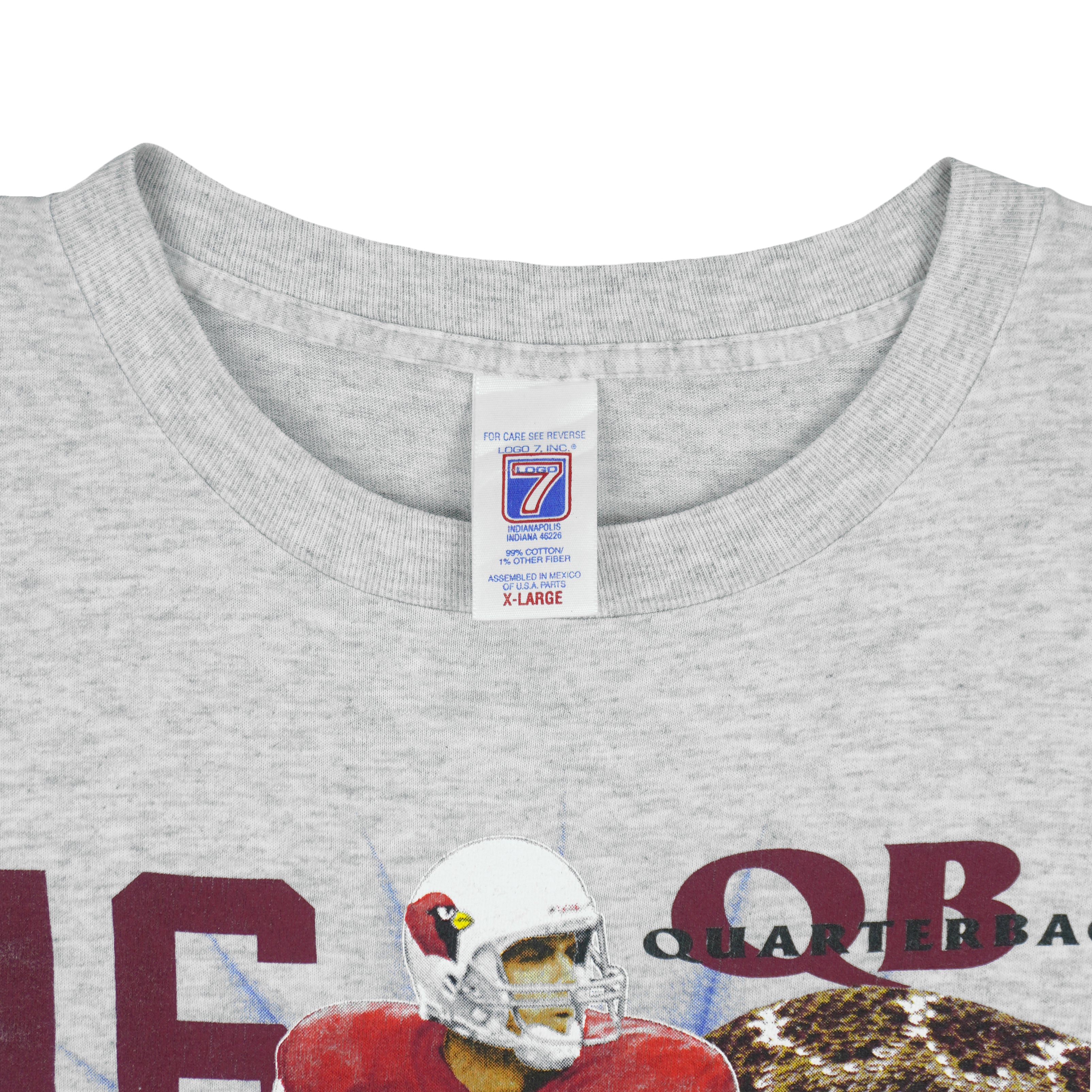 MLB (Logo 7) - St. Louis Cardinals Jake Plummer The Snake #16 T-Shirt 1998 X-Large Vintage Retro Baseball