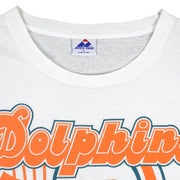 NFL (Apex One) - Miami Dolphins Single Stitch T-Shirt 1994 Large Vintage Retro Football