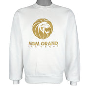 Vintage - MGM Grand, Las Vegas Embroidered Crew Neck Sweatshirt 1990s Small Vintage Retro