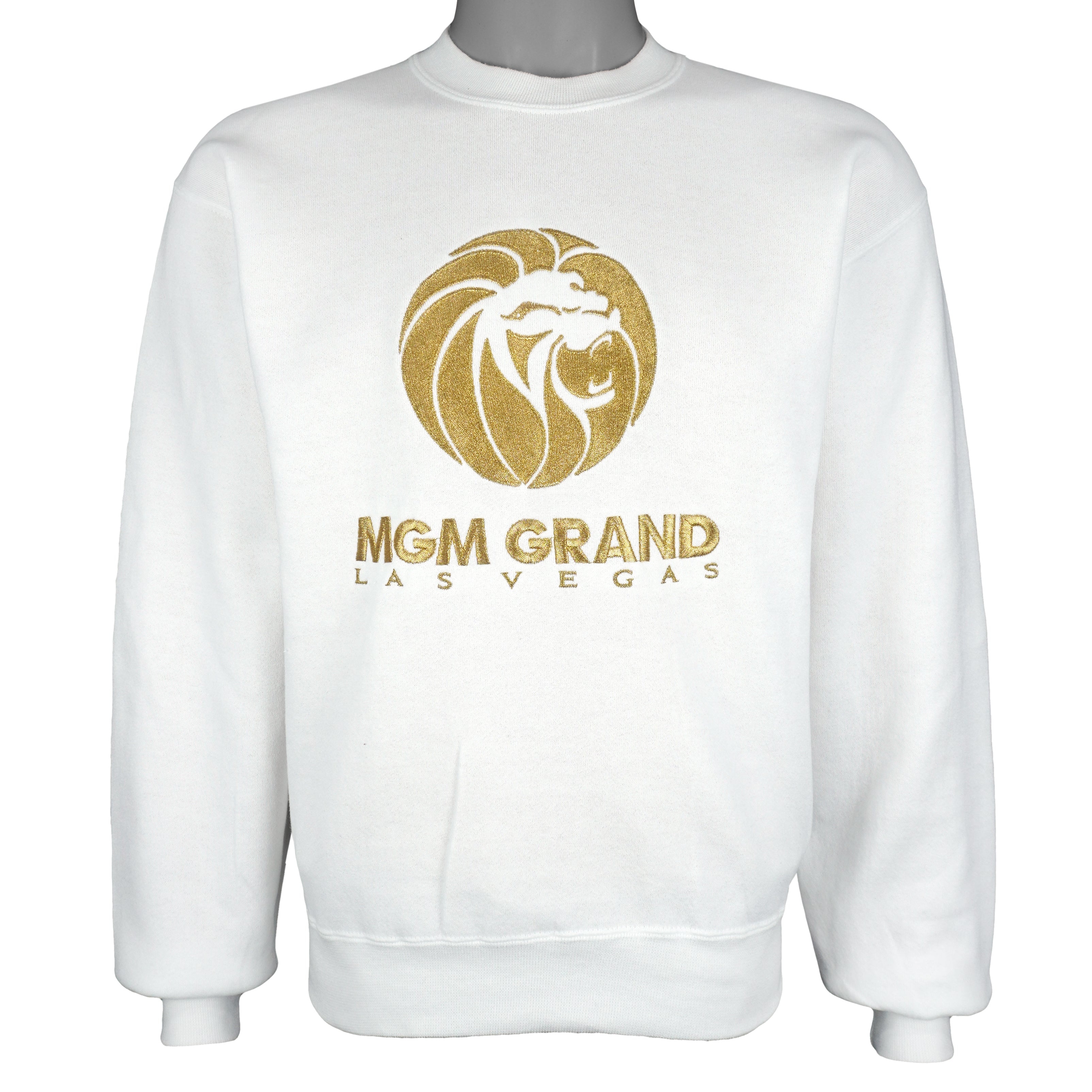 Vintage - MGM Grand, Las Vegas Embroidered Crew Neck Sweatshirt 1990s Small Vintage Retro