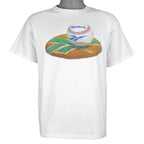Reebok - Baseball Single Stitch T-Shirt 1990s X-Large Vintage Retro