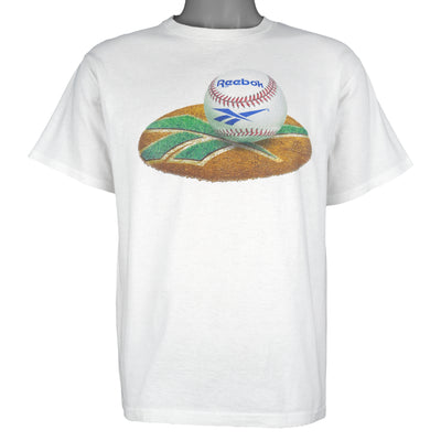 Reebok - Baseball Single Stitch T-Shirt 1990s Medium