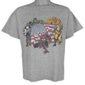 Marvel (Delta) - Superheroes USA Flag Printed T-Shirt 2001 Large Vintage Retro