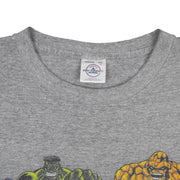 Marvel (Delta) - Superheroes USA Flag Printed T-Shirt 2001 Large Vintage Retro