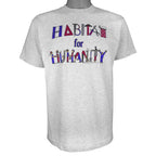 Vintage (Fruit Of The Loom) - Habitat For Humanity T-Shirt 1990s Medium Vintage Retro