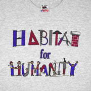 Vintage (Fruit Of The Loom) - Habitat For Humanity T-Shirt 1990s Medium Vintage Retro