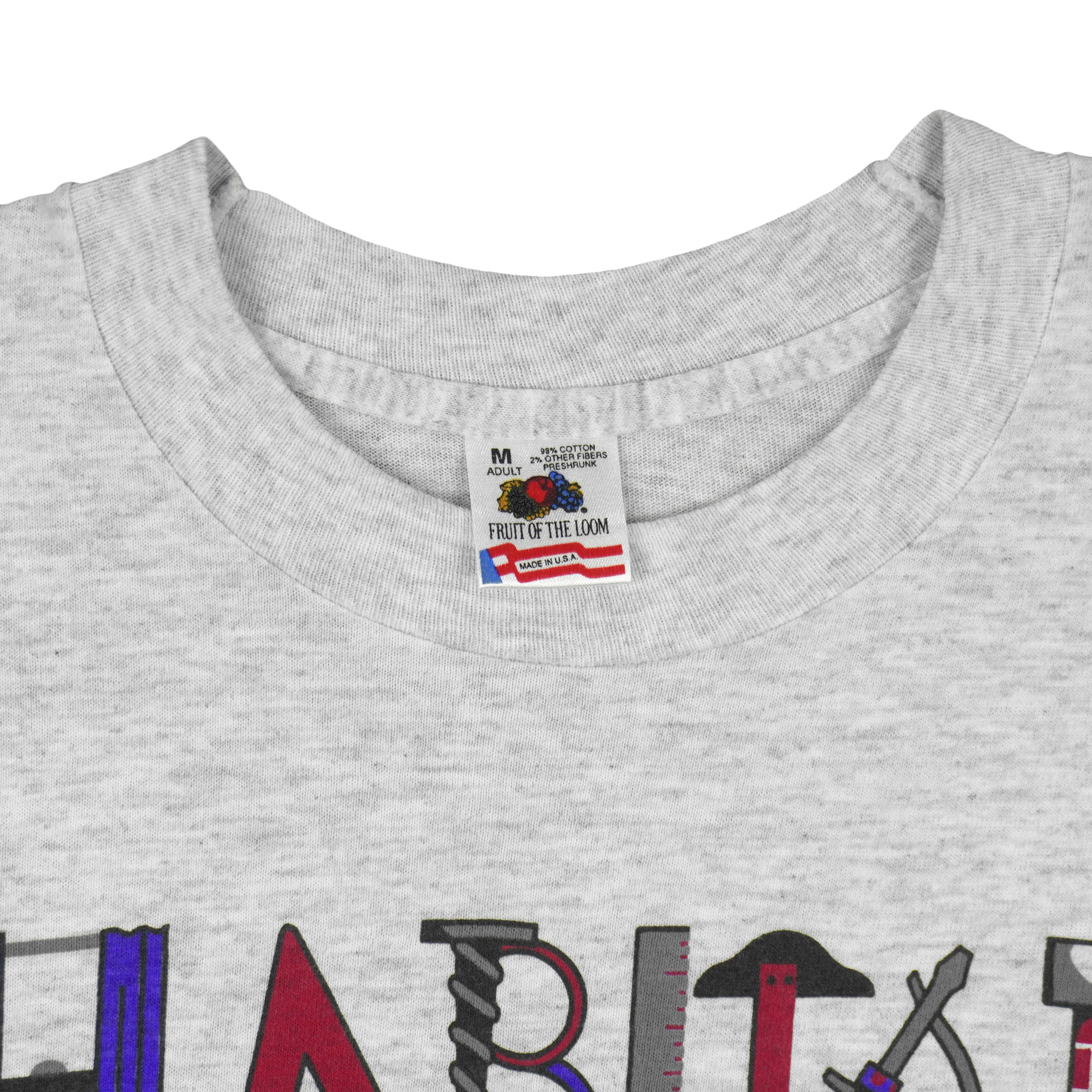 Vintage (Fruit Of The Loom) - Habitat For Humanity T-Shirt 1990s Medium Vintage Retro