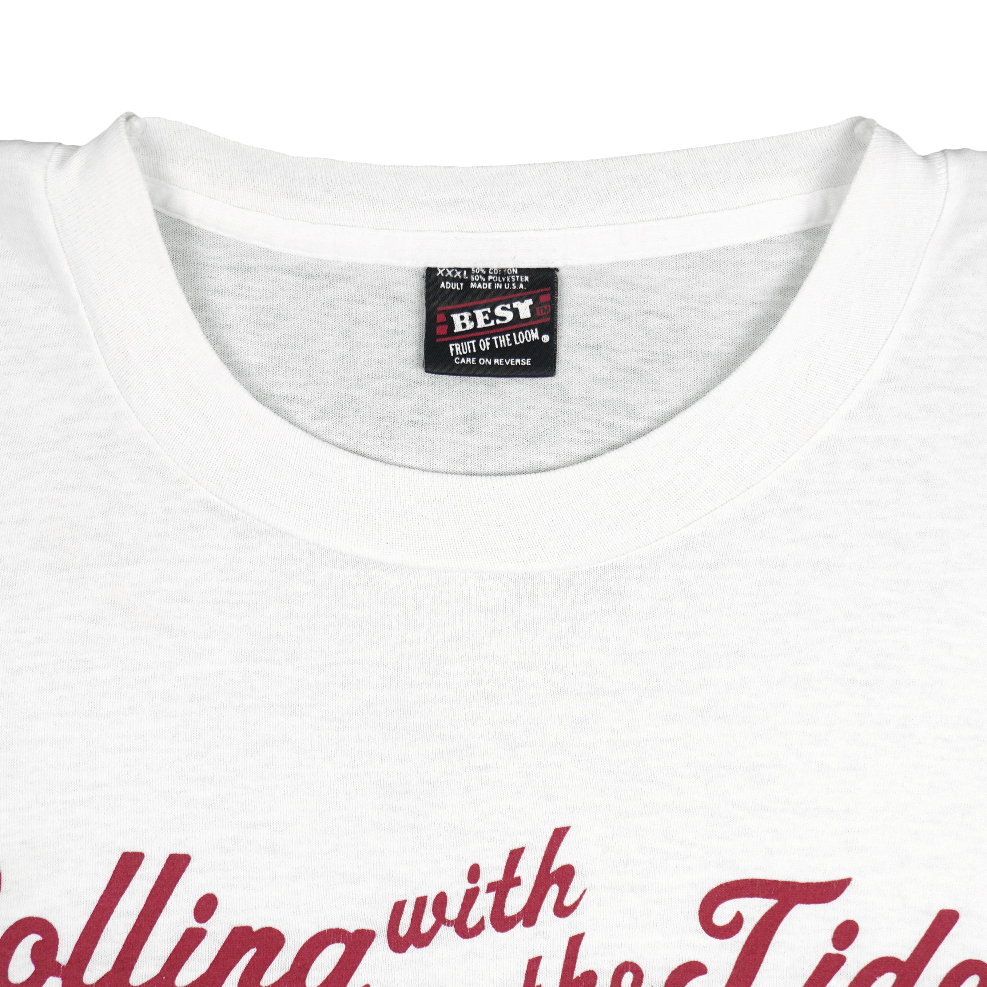 NCAA (Best) - Alabama Crimson Rolling With The Tide T-Shirt 1990s 3X-Large Vintage Retro