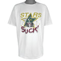 NHL (Fruit Of The Loom) - Colorado Avalanche Stars Suck! T-Shirt 2000 XX-Large Vintage Retro Hockey
