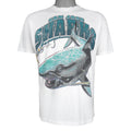 NHL - San Jose Sharks Animal Spell-Out T-Shirt 1990s Medium Vintage Retro Hockey