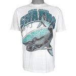 NHL - San Jose Sharks X Animal Spell-Out T-Shirt 1990s Medium