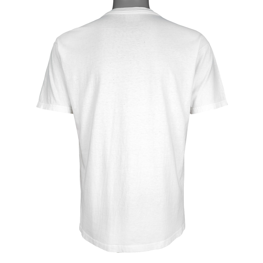 NHL - San Jose Sharks Animal Spell-Out T-Shirt 1990s Medium Vintage Retro Hockey 