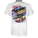 NASCAR (Anvil) - Super Chevy Show Maple Grove T-Shirt 1991 Medium Vintage Retro