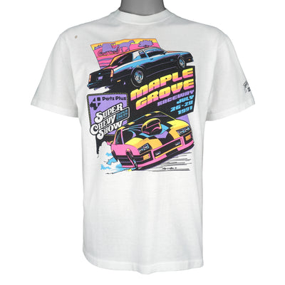 NASCAR (Anvil) - Super Chevy Show Maple Grove Magazine T-Shirt 1991 Medium