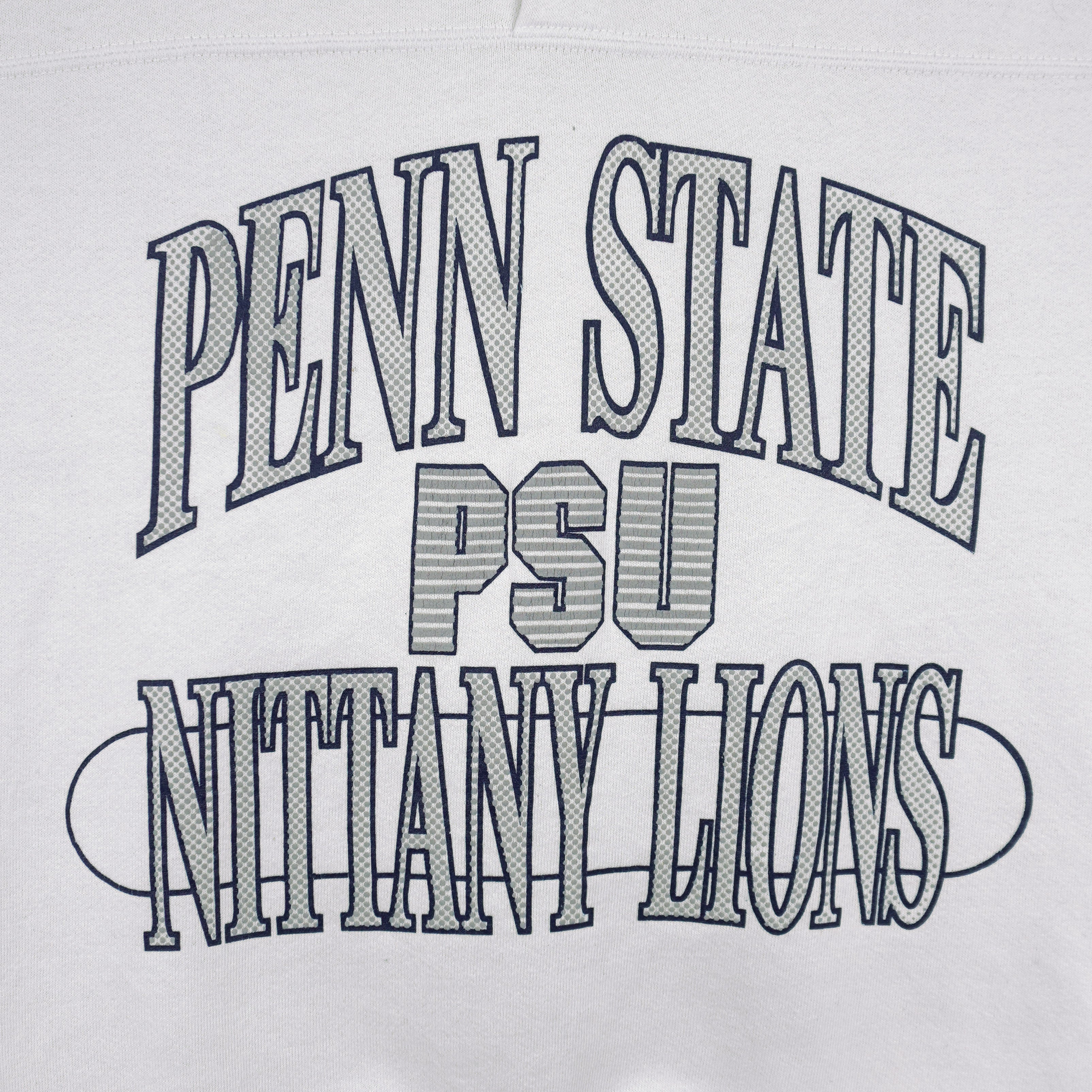 NCAA (Logo 7) - Penn State Nittany Lions 1/4 Button-Up Sweatshirt 1990s Large Vintage Retro