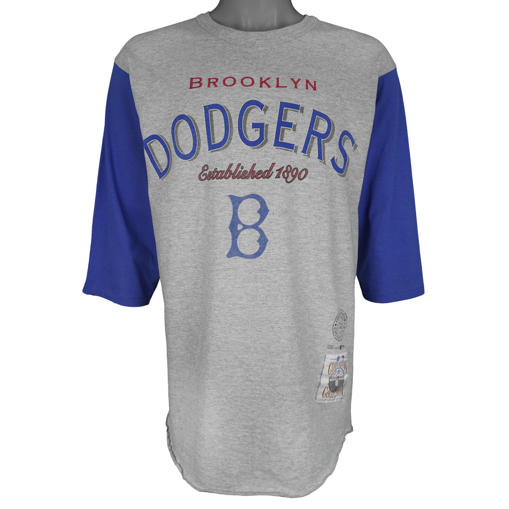 MLB (Team Rated) - Brooklyn Dodgers 1955 World Champions T-Shirt 1994 Large Vintage Retro Baseball