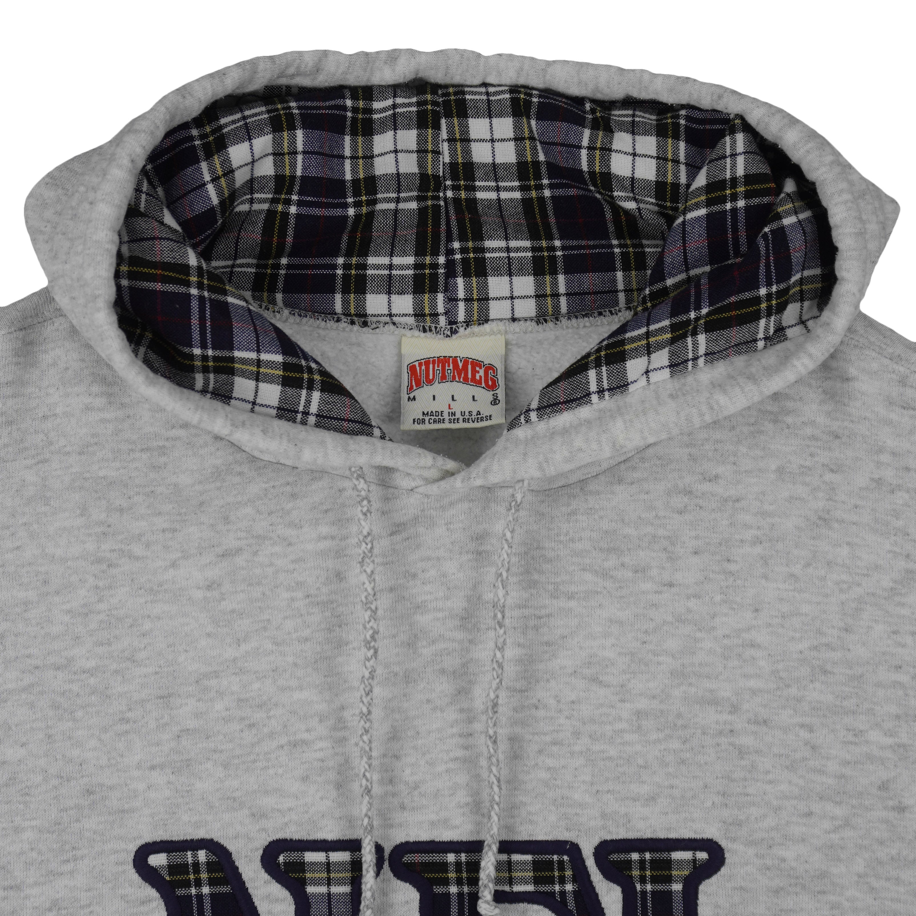 NFL (Nutmeg) - Dallas Cowboys Embroidered Hooded Sweatshirt 1990s Large Vintage Retro Football