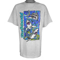 Vintage (Kingstree Classic) - Sea World Sharks Animal Print T-Shirt 1990s X-Large Vintage Retro