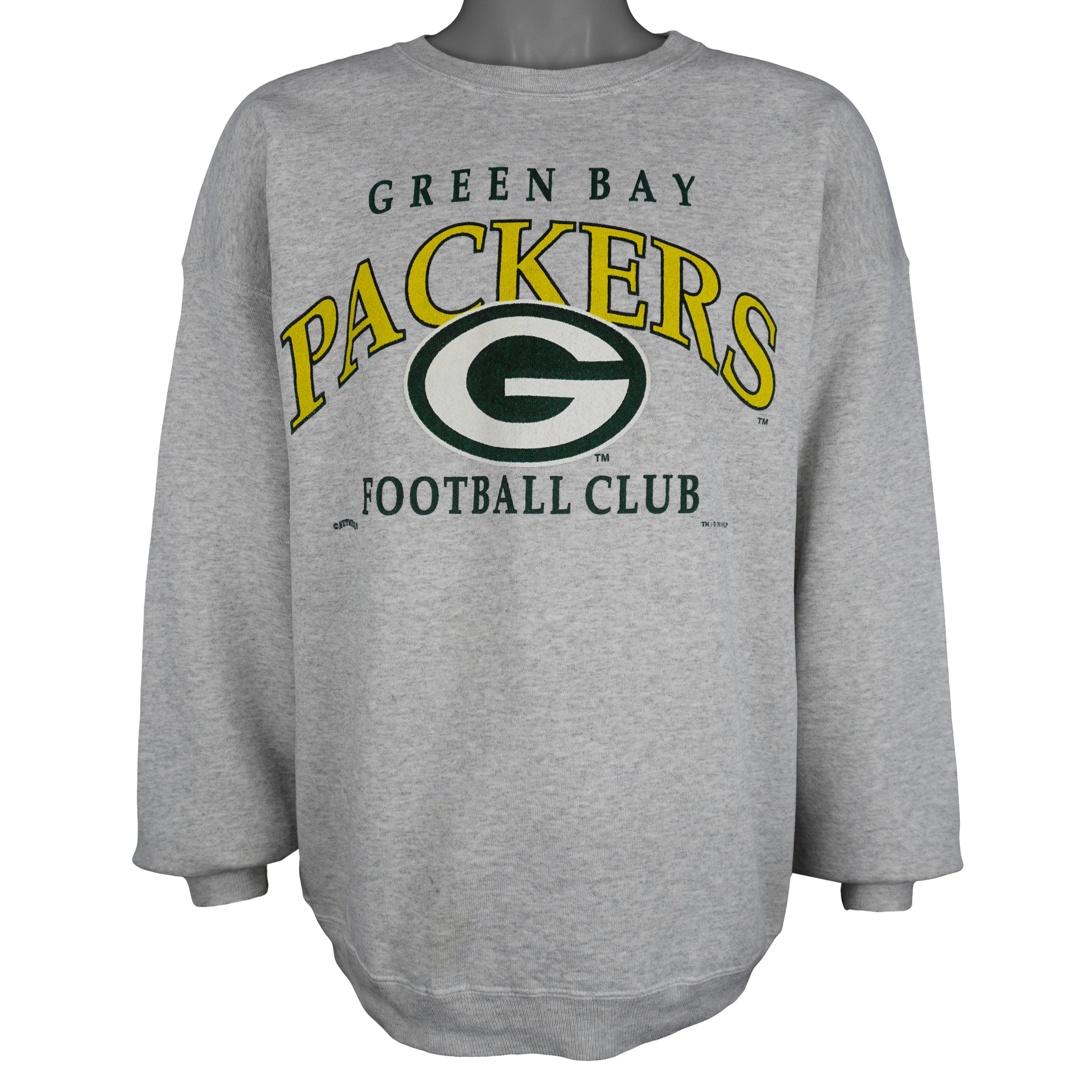 NFL (Hanes) - Green Bay Packers Football Club Crew Neck Sweatshirt 1995 X-Large Vintage Retro Football