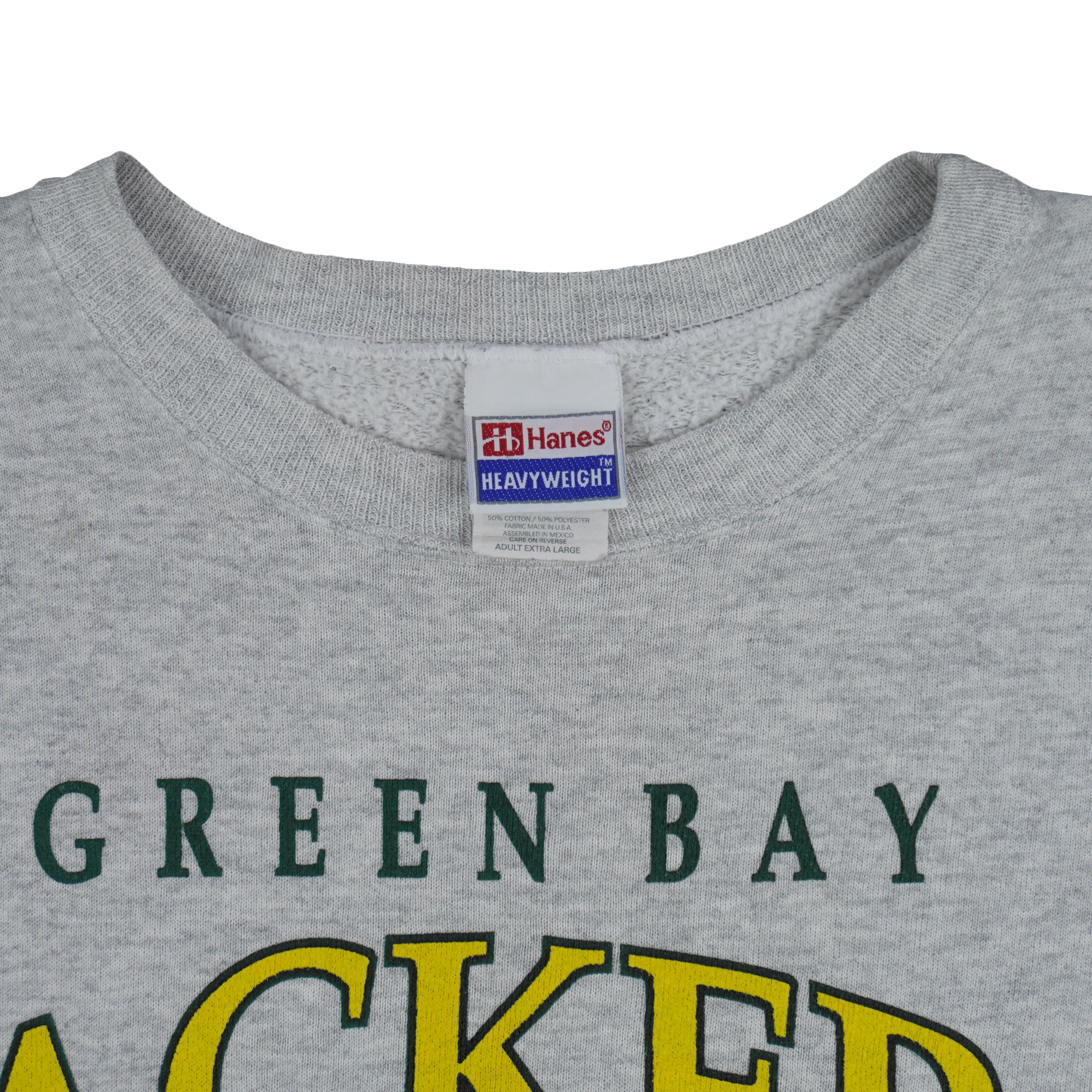 NFL (Hanes) - Green Bay Packers Football Club Crew Neck Sweatshirt 1995 X-Large Vintage Retro Football