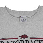 Champion (NCAA) - Arkansas Razorbacks Crew Neck Sweatshirt 1990s 2X-Large Vintage Retro