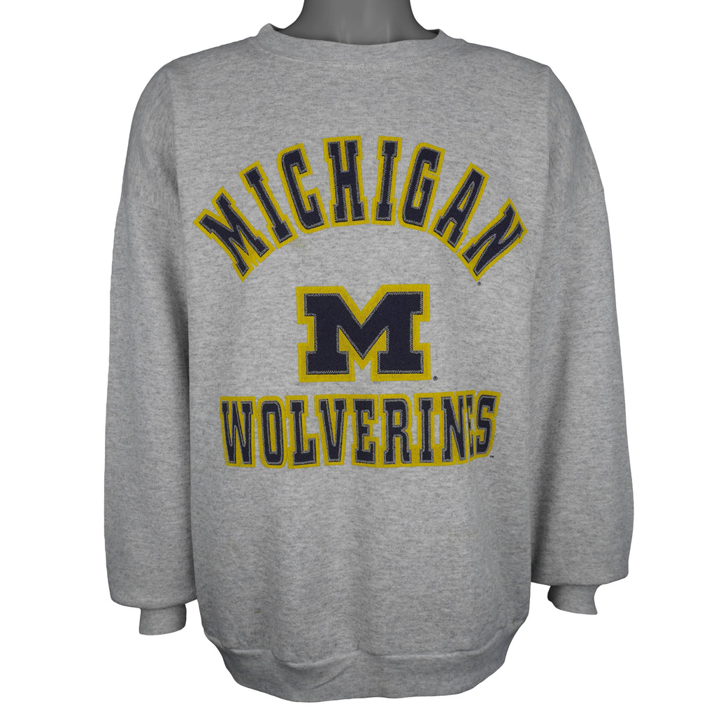 NCAA (TNT) - Michigan Wolverines Crew Neck Sweatshirt 1990s 3X-Large Vintage Retro