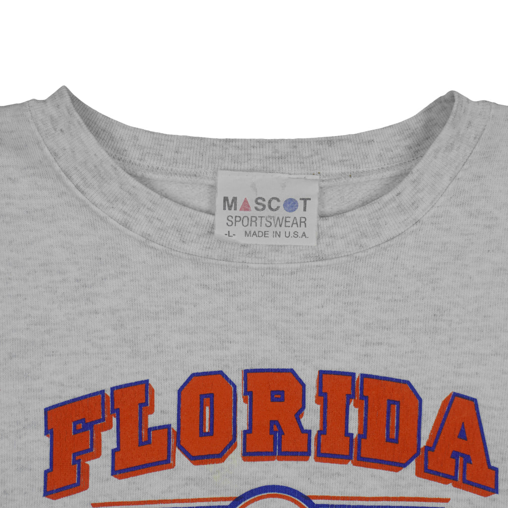 NCAA (Mascot) - Florida Gators Crew Neck Sweatshirt 1992 Large Vintage Retro