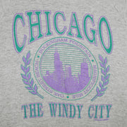 Vintage (Jerzees) - Chicago The Windy City Crew Neck Sweatshirt 1991 Medium Vintage Retro