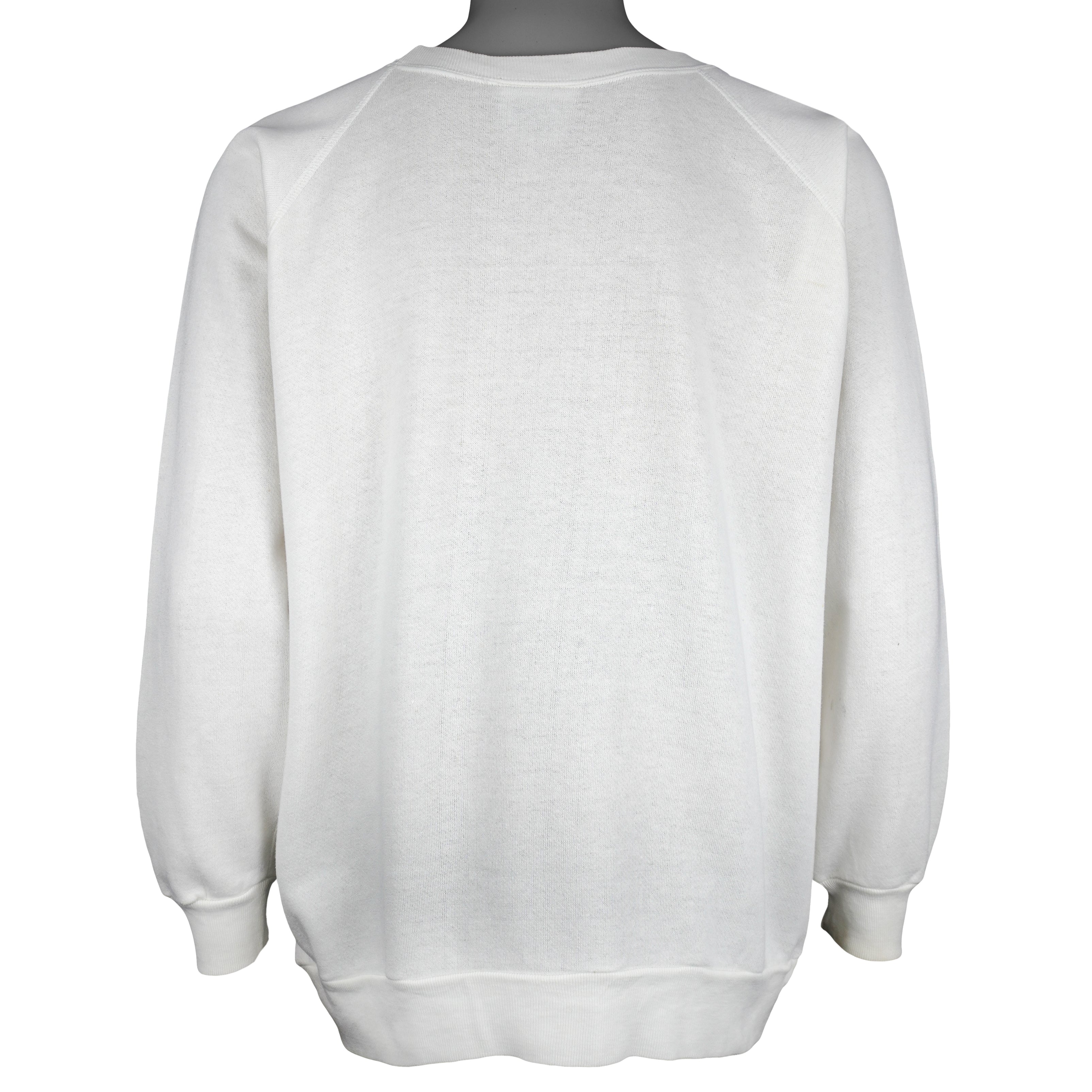 NFL (Caliber) - Miami Dolphins Spell-Out crew Neck Sweatshirt 1990s X-Large Vitage Retro Football