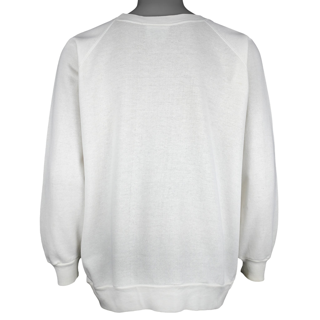 NFL (Caliber) - Miami Dolphins Spell-Out crew Neck Sweatshirt 1990s X-Large Vitage Retro Football