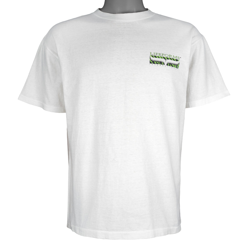 Vintage (Oneita) - Lifeforms Roller Frog Single Stitch T-Shirt 1990s Large Vintage Retro