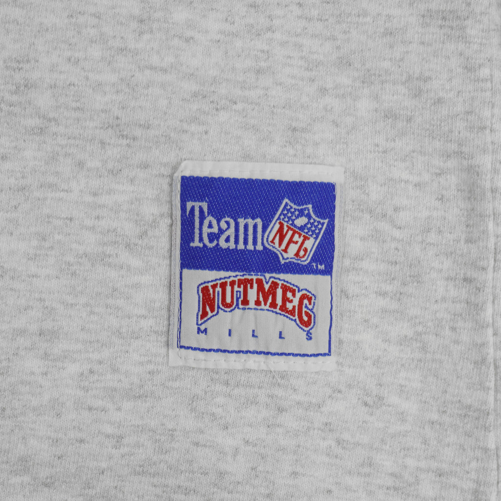 NFL (Nutmeg) - San Francisco 49ers Embroidered T-Shirt 1990s X-Large Vintage Retro Football