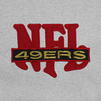 NFL (Nutmeg) - San Francisco 49ers Embroidered T-Shirt 1990s X-Large Vintage Retro Football