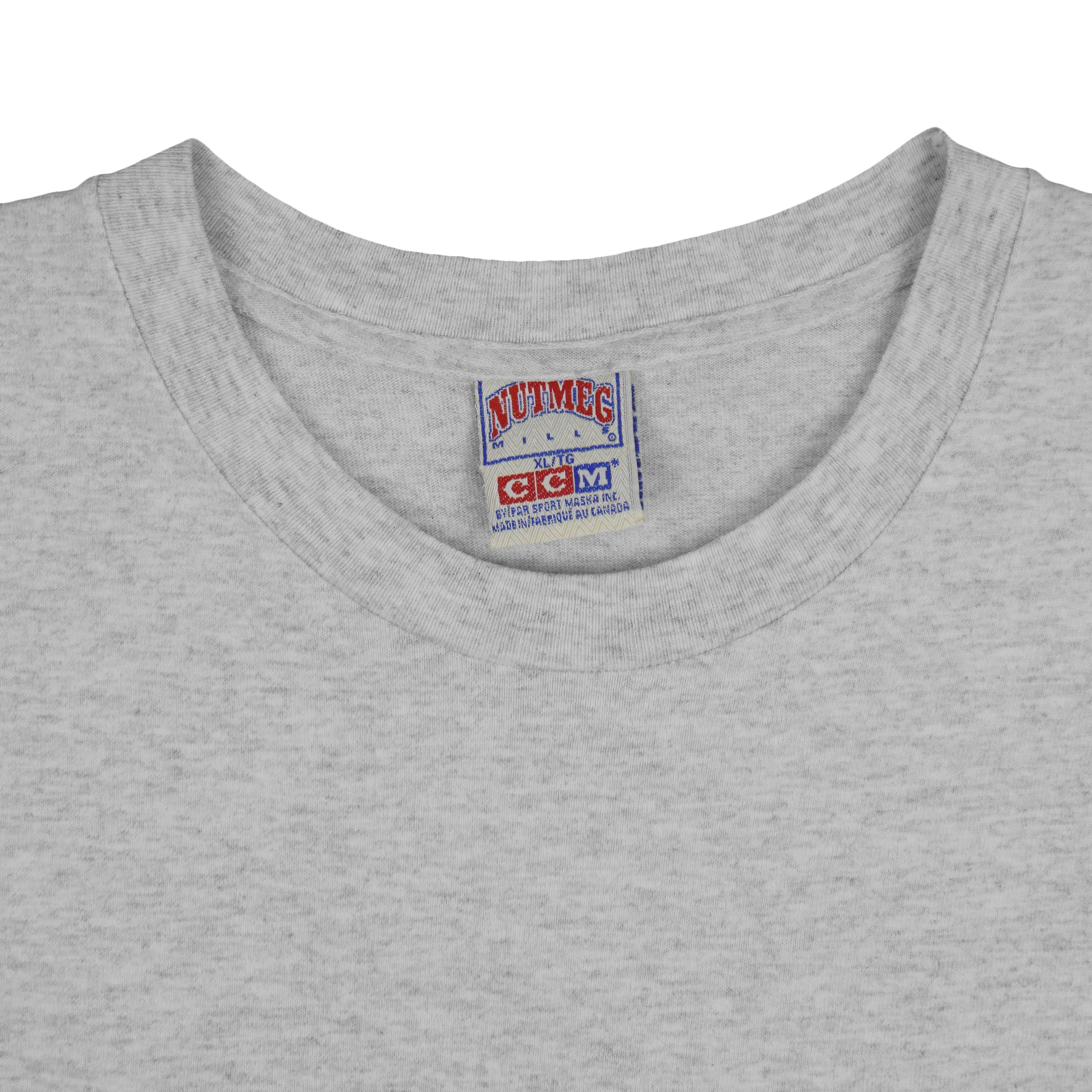 NFL (Nutmeg) - San Francisco 49ers Embroidered T-Shirt 1990s X-Large Vintage Retro Football