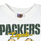 NFL (Team Legends) - Green Bay Packers Legends Single Stitch T-Shirt 1990 Large Vintage Retro Football