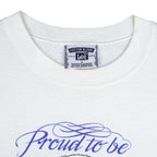 Vintage (Lee) - Proud to Be American Crew Neck Sweatshirt 1990s Large Vintage Retro