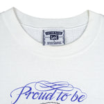 Vintage (Lee) - Proud to Be American Crew Neck Sweatshirt 1990s Large Vintage Retro