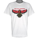 NBA (Screen Stars) - Atlanta Hawks Big Logo T-Shirt 1994 Large Vintage Retro Basketball