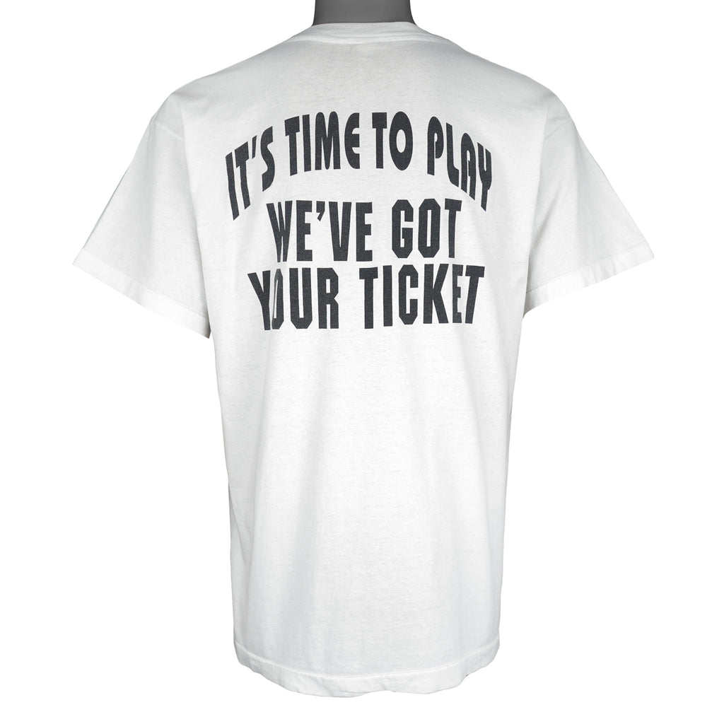 NBA (Screen Stars) - Atlanta Hawks Big Logo T-Shirt 1994 Large Vintage Retro Basketball