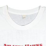NBA (Screen Stars) - Atlanta Hawks Big Logo T-Shirt 1994 Large Vintage Retro Basketball