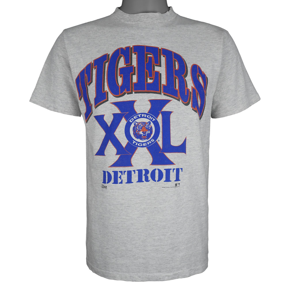 MLB (Salem) - Detroit Tigers XXL Single Stitch T-Shirt 1991 Medium Vintage Retro Baseball