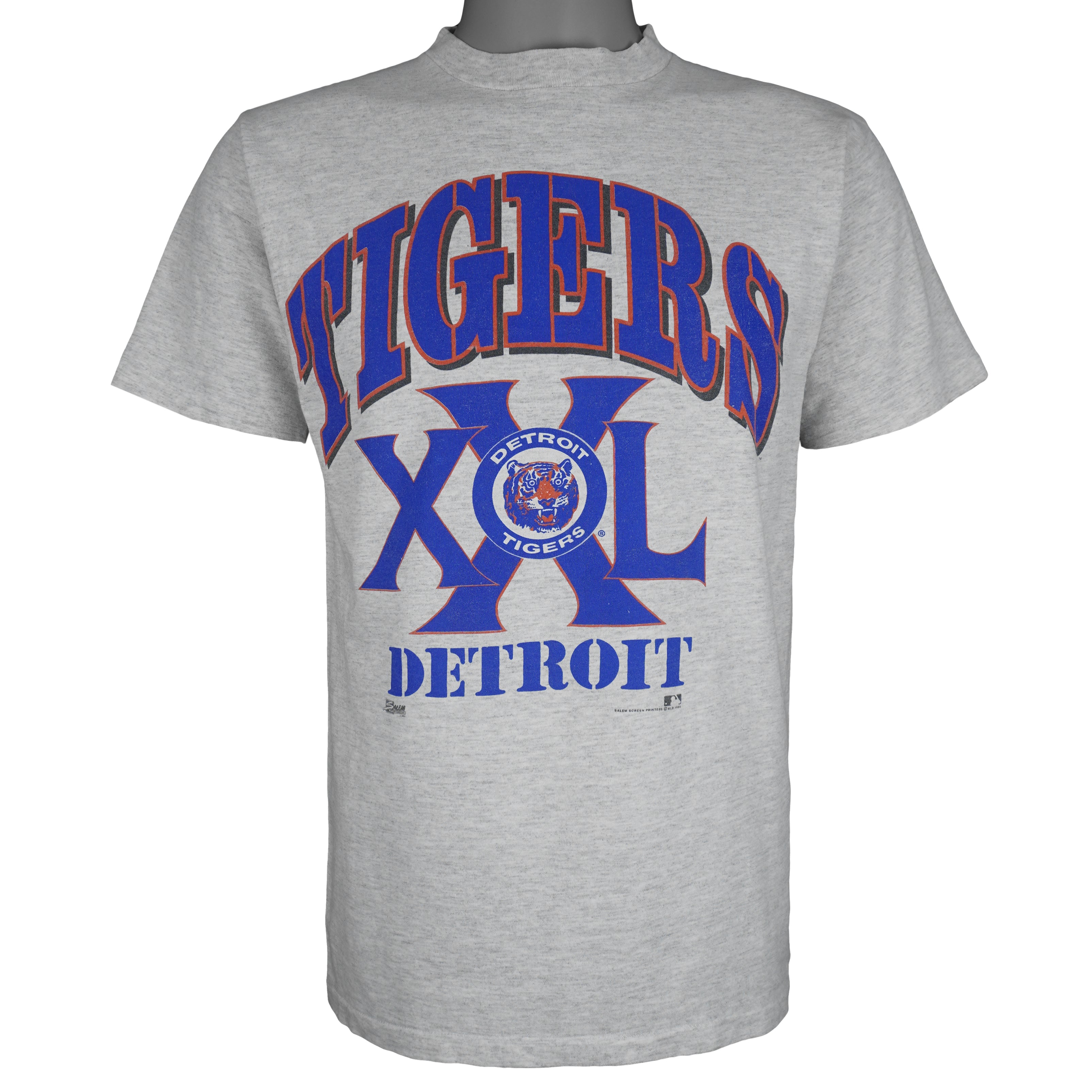 MLB (Salem) - Detroit Tigers XXL Single Stitch T-Shirt 1991 Medium Vintage Retro Baseball