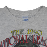 MLB (Salem) - Cincinnati Reds Pennant Champions T-Shirt 1990 Medium Vintage Retro Baseball